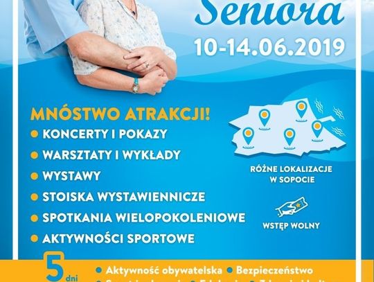 Sopockie Dni Seniora – 5 dni atrakcji dla seniorów, wnuków i całej rodziny