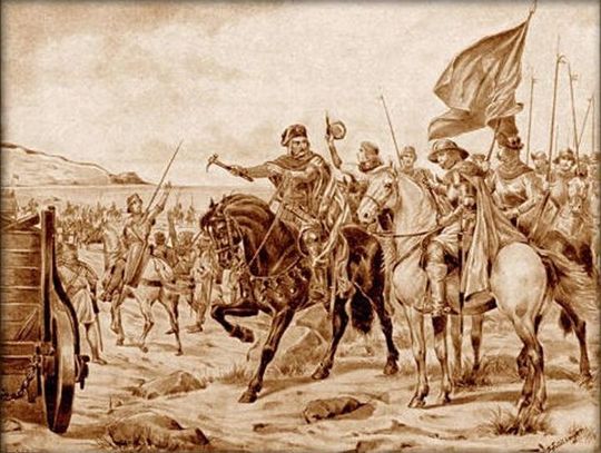 Spalili czeskich jeńców na stosie