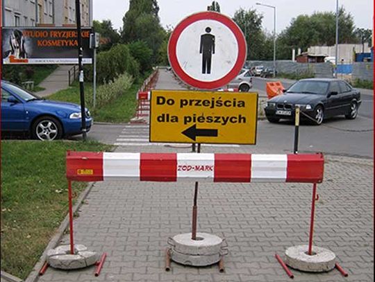 Sporne obniżenie drogi