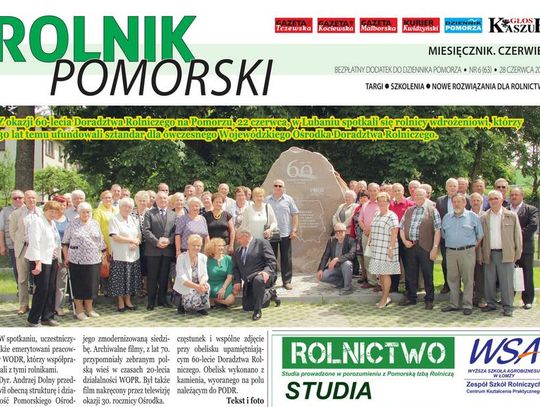 Spotkanie po latach. 63 numer Rolnika Pomorskiego