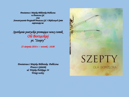 Spotkanie poetyckie Oli Borzęckiej