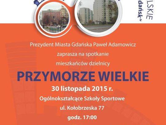 Spotkanie prezydenta z mieszkańcami dzielnicy Przymorze Wielkie
