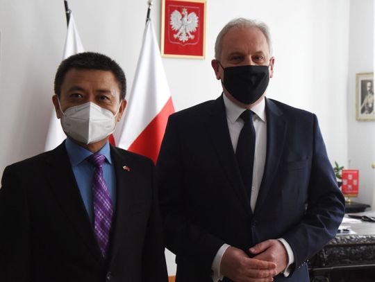 Spotkanie wojewody z konsulem generalnym Chin 