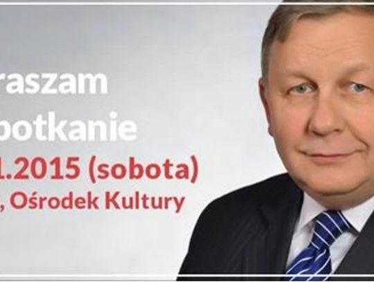 Spotkanie z posłem na Sejm RP. Sprawdź gdzie i kiedy! 