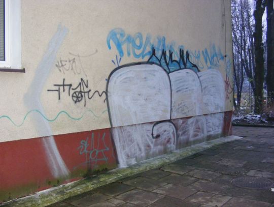 Spray'em po elewacji, rodzice zapłacą