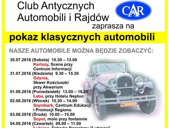 Stare ale jare – oldtimery zaprezentują swoje wdzięki