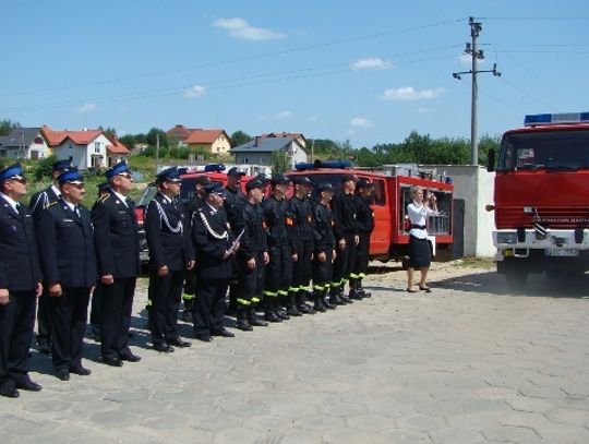 Strażacy na autostradzie