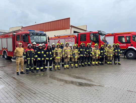 Strażacy z powiatu starogardzkiego jadą do Sztumu walczyć ze skutkami ulewnych opadów deszczu
