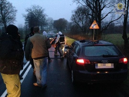 Strzały ostrzegawcze. Kierujący audi próbował rozjechać policjanta.