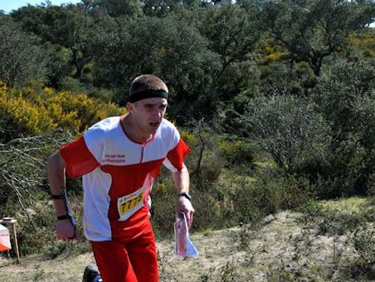 Student z Gdańska w biegu na orientację