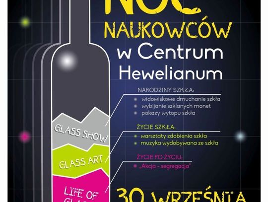 Szklane show w Centrum Hewelianum podczas Nocy Naukowców