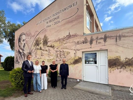 Szkoła w Rudnie ma nowy mural