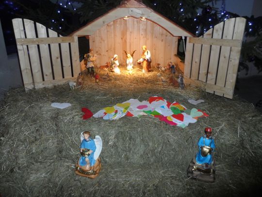 Szopka bożonarodzeniowa w parafii  Miłosierdzia Bożego 