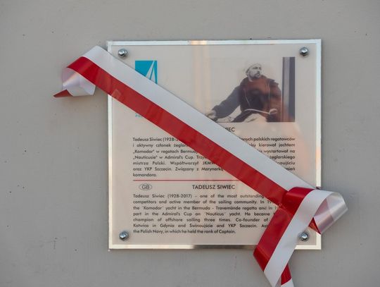Tadeusz Siwiec upamiętniony w alei Żeglarstwa Polskiego