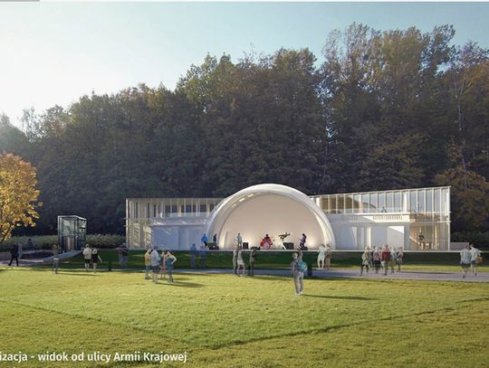 Tak będzie wyglądać muszla koncertowa po remoncie