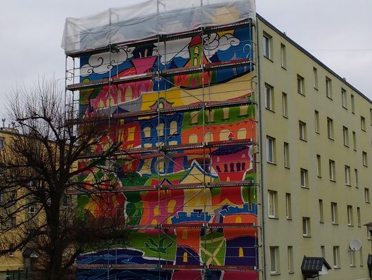 Tczewski mural już prawie gotowy
