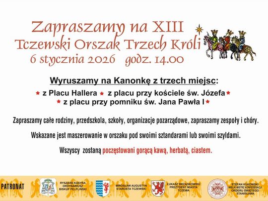 Tczewski Orszak Trzech Króli ponownie wyruszy ulicami Tczewa. Podajemy program