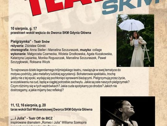 Teatralny przystanek Gdynia Główna - kultura na peronie