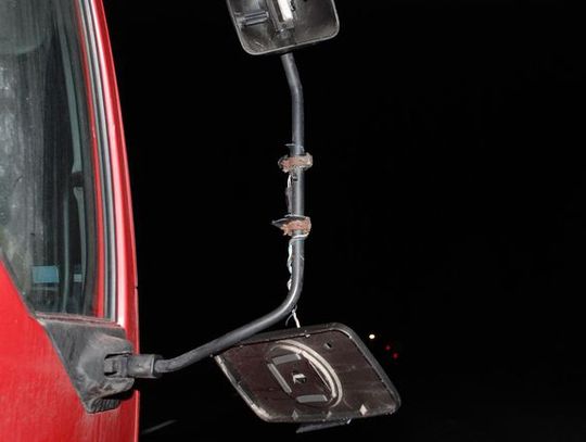 TIR zahaczył rowerzystkę lusterkiem