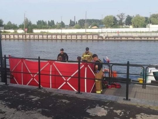 Topielec w Motławie