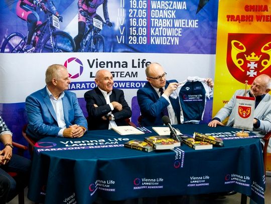 Trąbki Wielkie oficjalnie na mapie Vienna Life Lang Team Maratonów Rowerowych