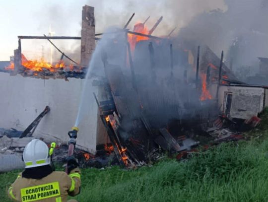 Tragiczny pożar domu w Klonówce. Rodzina straciła dorobek życia