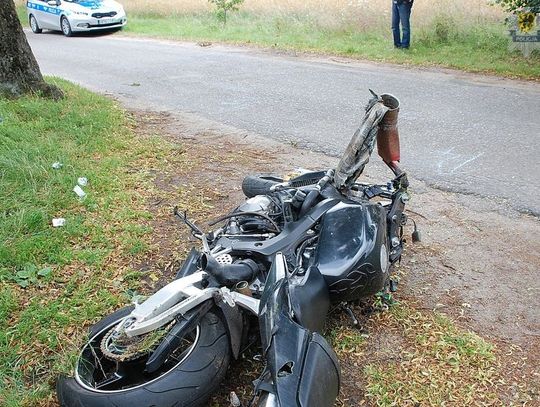 Tragiczny wypadek 23 letniego motocyklisty