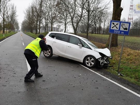 Tragiczny wypadek  na drodze krajowej nr 21