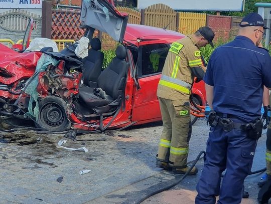 Tragiczny wypadek na drodze wojewódzkiej nr 222 w miejscowości Gołębiewo