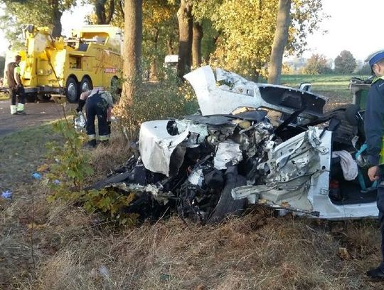 Tragiczny wypadek na trasie Nowy Staw - Nowy Dwór Gdański.