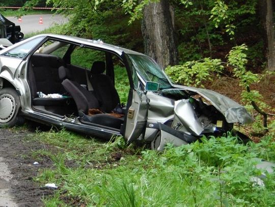 Tragiczny wypadek pod Puckiem. Jedna osoba nie żyje, 4 - ranne 