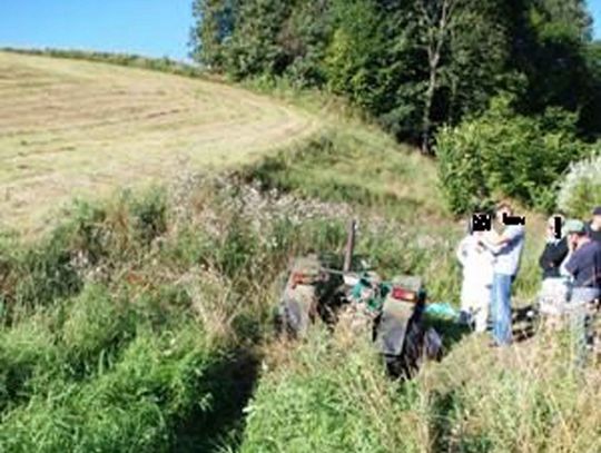 Tragiczny wypadek -traktor przygniótł mężczyznę