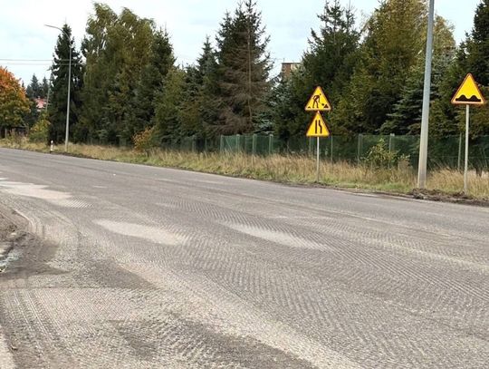 Trwa remont drogi wojewódzkiej nr 214 w Zblewie