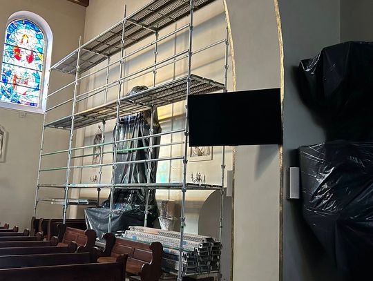 Trwa remont parafii w Skórczu