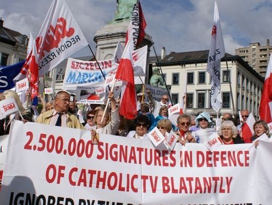 Trwam w Brukseli - w obronie wolności słowa