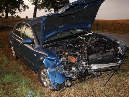 Trzy osoby ranne, trzy rozbite samochody