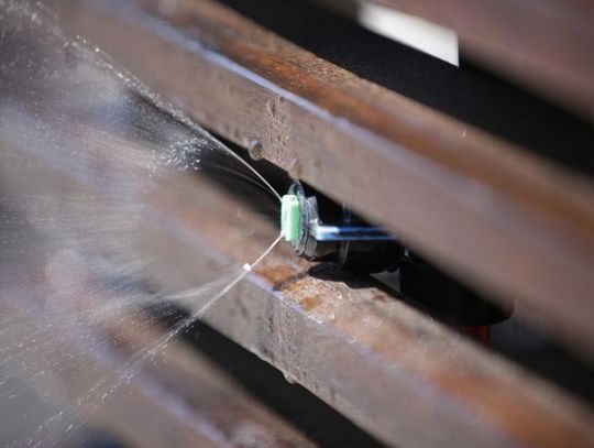 Trzy wodne instalacje na Targu Węglowym