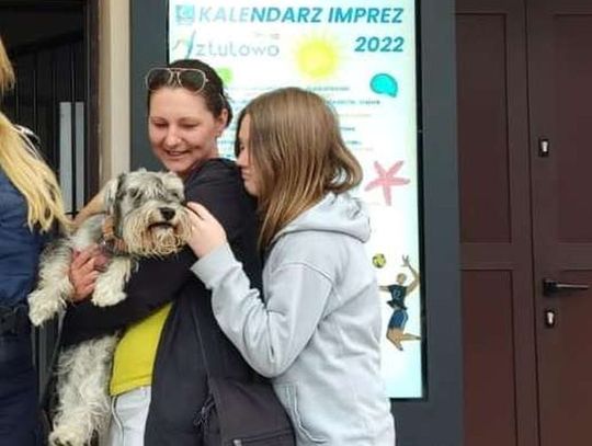 Turyści zagubili swojego psa.  Odnalazła go policjantka i przekazała rodzinie