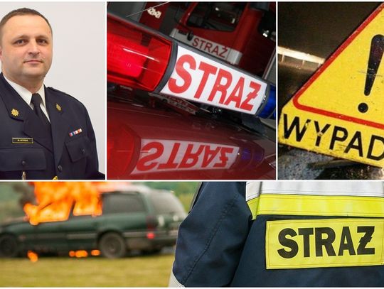 Tydzień wypadków: wywrócony motocykl, zderzenie pojazdów, auto po dachowaniu w rowie. KRONIKA STRAŻACKA 29.09 - 2.10.2021