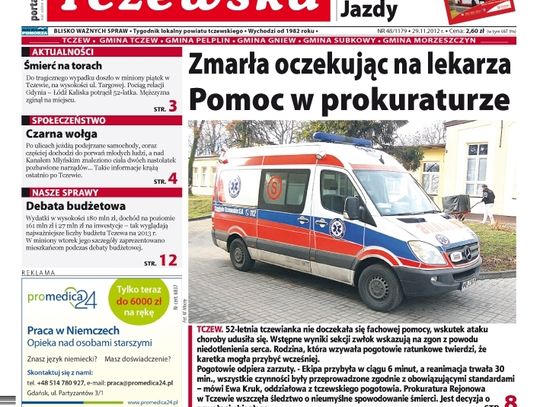 Tylko w „Gazecie Tczewskiej”!