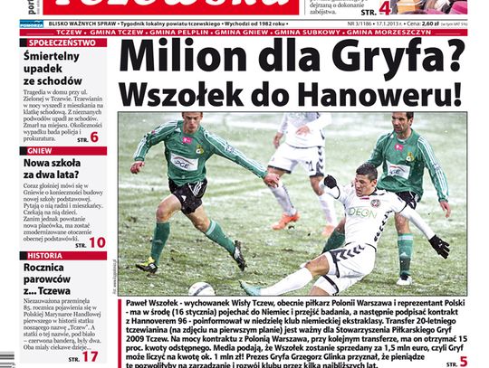 Tylko w „Gazecie Tczewskiej”!