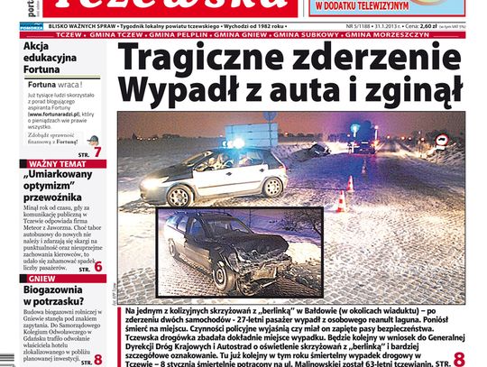 Tylko w „Gazecie Tczewskiej”!