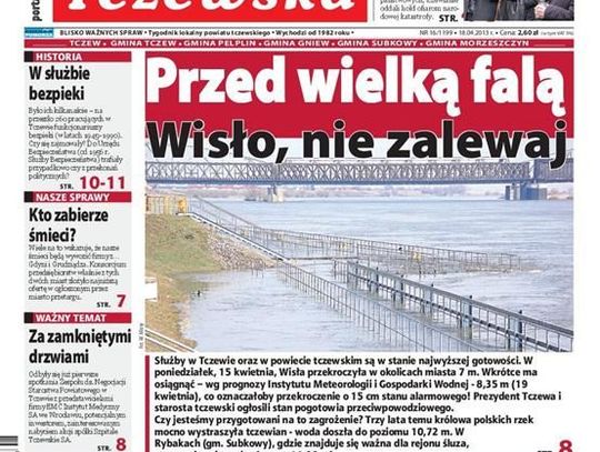 Tylko w „Gazecie Tczewskiej”!