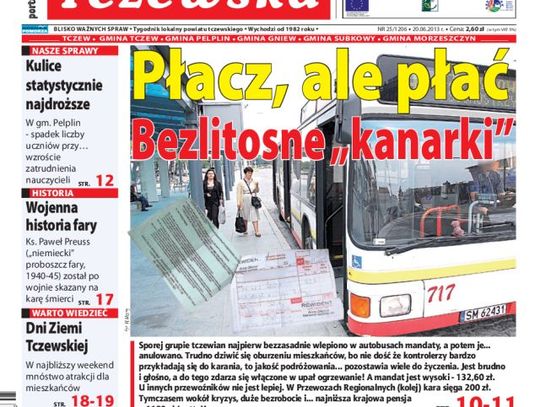 Tylko w „Gazecie Tczewskiej”!