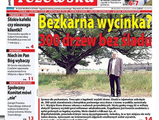 Tylko w „Gazecie Tczewskiej”!
