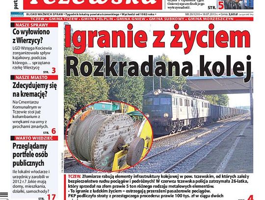 Tylko w „Gazecie Tczewskiej”!