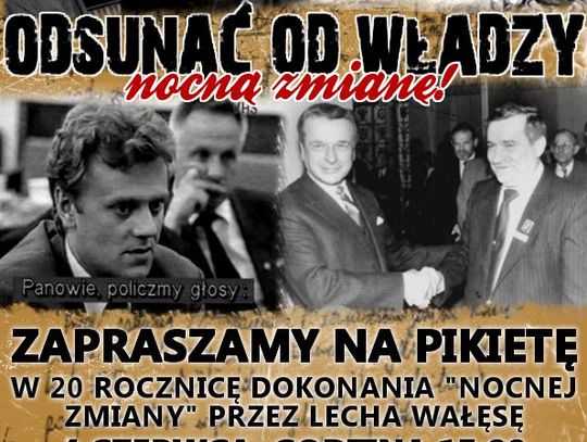 U Wałęsy na Polankach -  w 20. rocznicę "nocnej zmiany"