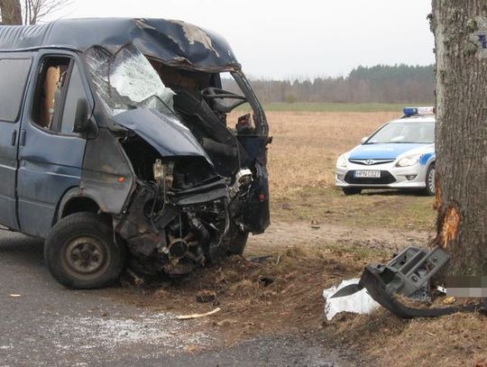 Uderzył w drzewo, zginął na miejscu