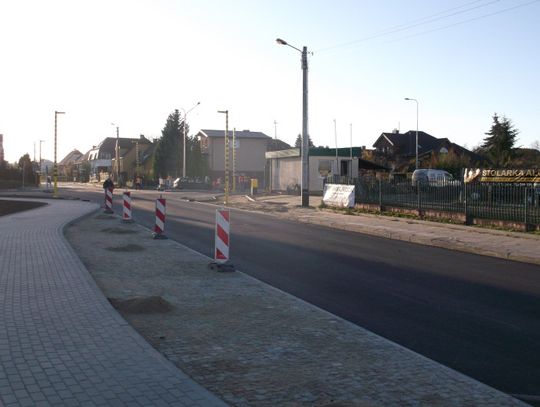 Ulica Żwirki już przejezdna