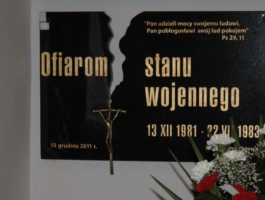 Uroczystość w Farze - ofiarom stanu wojennego